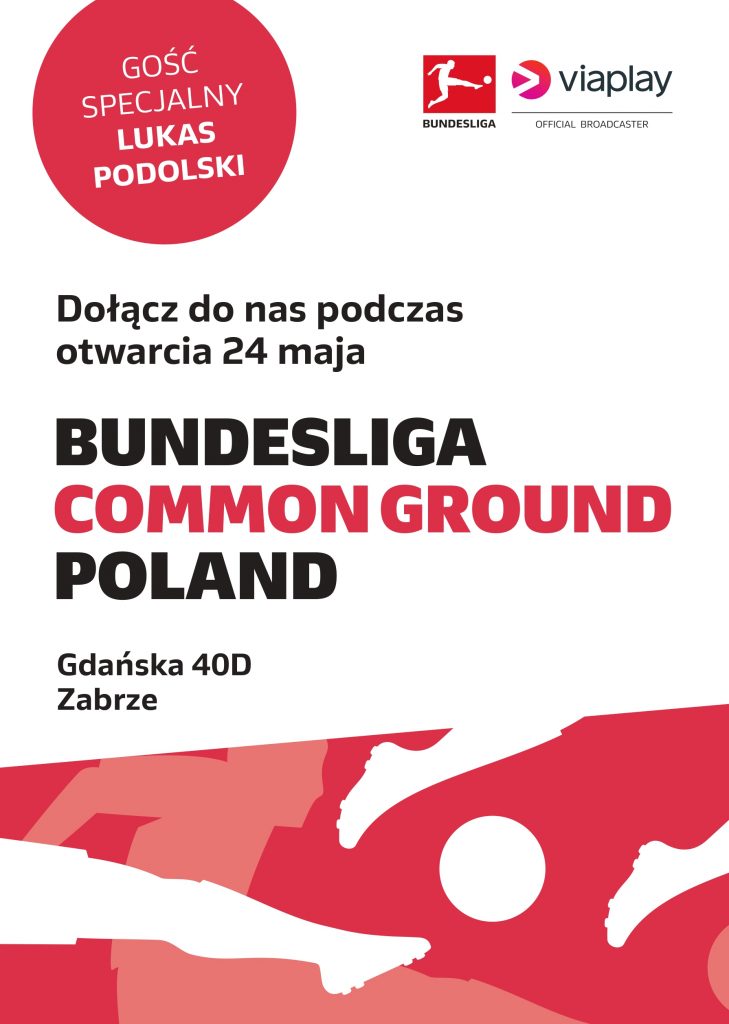 plakat zaproszenie na Bundesliga Common Ground Poland